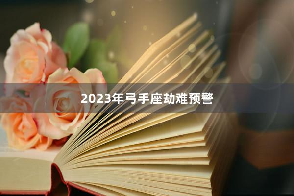 2023年弓手座劫难预警
